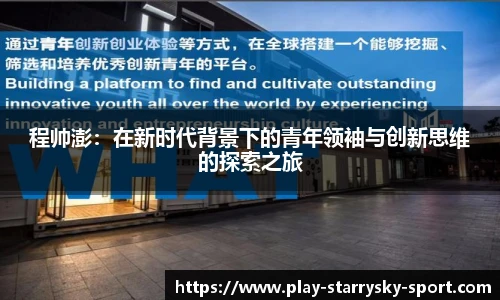 程帅澎：在新时代背景下的青年领袖与创新思维的探索之旅